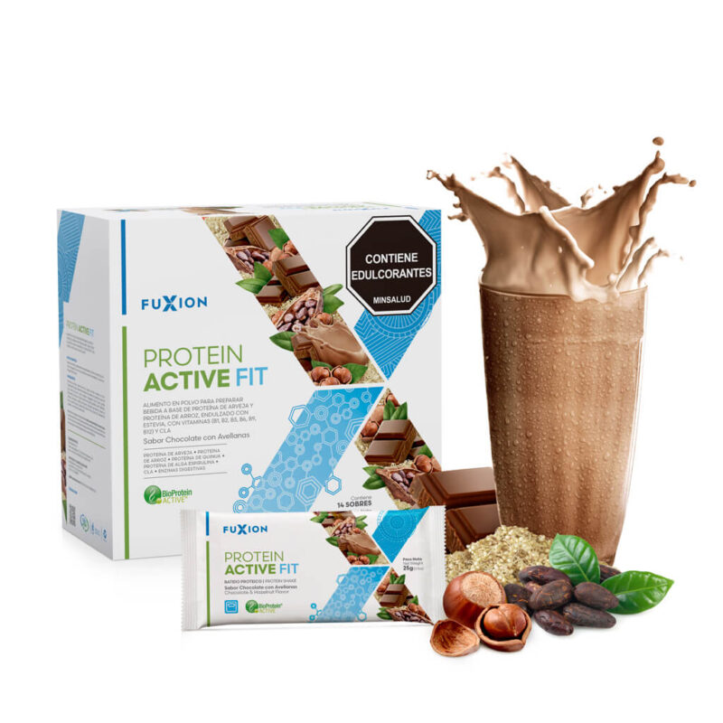 PROTEIN ACTIVE FIT - CHOCOLATE CON AVELLANAS